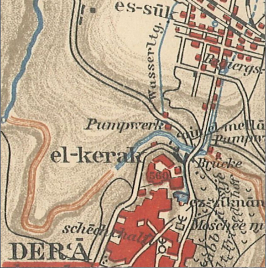 Kartendetail Dera'a / Karte des DPV deraa-ausschnitt-b4-karte-des-dpv